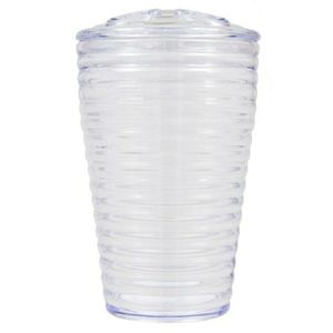 Clear Translucent Plastic Toothbrush Holder